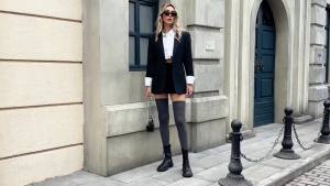 Women Over Knee Socks Extra Long Cotton Knitted Warm Thick Long Boot Stockings