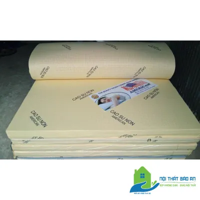 Nệm cao su non american chính hãng siêu rẻ nhiều kích thước ( từ 1m đến 1m8) độ dày từ 10cm đến 20cm