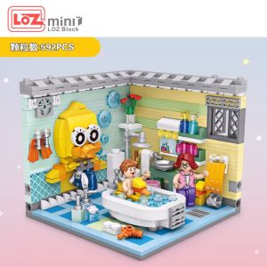 LOZ NEW ARRIVE Blocks City View Scene Coffee Shop Retail Store Architectures Models & Building Quiz Christmas Toy for Children 1649 1650 1651 1652