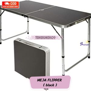 MEJA FLIPPER Meja Lipat Koper Portable Praktis Serbaguna untuk Rumah Kantor Camping