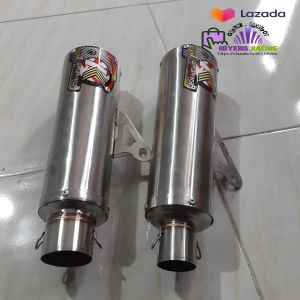 Knalpot KAWAHARA Silencer panjang 30 cm / Knalpot univresal slip on inlet 38/50mm