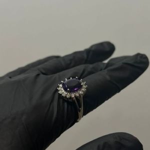 【Crystal】Lavender Amethyst Adjustable Ring | 天然紫晶活口戒指