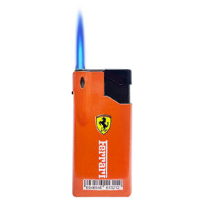 Metal windproof lighter High-quality Cigarette LighterBlue flame Refillable Windproof LighterSports car logo