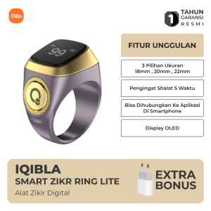 iQibla Zikr Smart Ring Lite Cincin Tasbih Digital Original