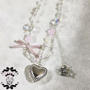 HCB❤"Ballet-Inspired Lace Necklace - Cute Accessories Jewelry for a Whimsical Touch!"