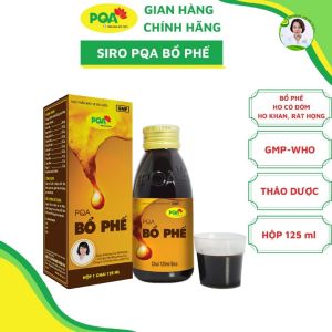 PQA Bổ Phế hỗ trợ bổ phế nhuận phế hỗ trợ giảm ho rát họng khản tiếng dùng cho trẻ em người lớn bị ho do dị ứng thời tiết ng