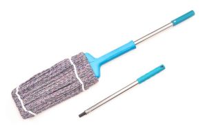 Cây Lau Nhà Vắt Tay Trợ Lực Cán Inox sợi lau cotton (lau chữ nhật)