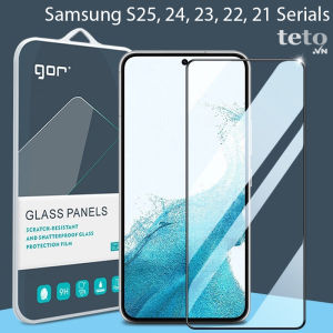 Kính Cường Lực Gor Samsung S21 Plus/ S21/ S25/ S25 PLUS/ S25 ULTRA/ S24/ S24 PLUS/ S24 ULTRA/ S23/ S23 PLUS/ S22/ S22 PLUS/ Full Màn Viền Đen Cao Cấp - Hãng Gor