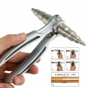 OUDISI Copper Pipe Expander Tube Manual Expanding Tool Pipe Swaging Tool for Air Conditioner Refrigeration Repair Install
