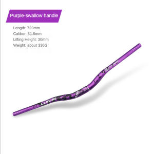 LUNJE Aluminum Alloy Mountain Bike Handlebar Bicycle Handlebar 31.8 720/780mm Handlebar Riser