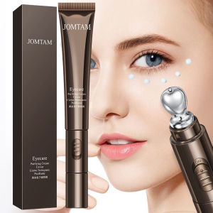 100% ORIGINAL JOMTAM Eye Cream Pijat Getaran Listrik untuk Kantung Mata Menghilangkan Mata Panda