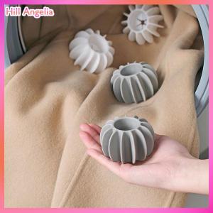 [Hill Angelia] 5PCS Reusable Silicone Laundry Ball Clothes Hair Cleaning Tools Pet Hair Remover Washing Machine Cat Hair Catcher Laundry Ball