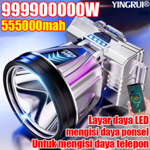 lebih terang dari sinar laser TD senter kepala super terang 1865000mah 1000W senter kepala led cas tahan 50 jam tahan air heavyduty militer asli darurat stong light Camping Mancing Berburu Mendaki Headlamp berkemah led Senter Berkemah Headlamp Outdoor LED
