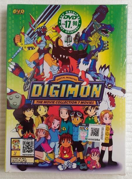 Digimon The Movie Collection 7 Movies Anime DVD Lazada