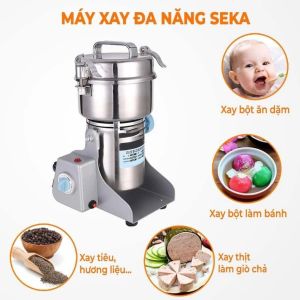 Máy Nghiền Đa Năng SEKA Bột Siêu Mịn Siêu Khỏe Máy Xay Bột Khô Công Suất 3000W Dung Tích 1200ml