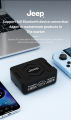 Jeep EW130 Wireless Earbuds Bluetooth 5.4 Headphones , 80 hours of Ultra-Long Battery Life  Bluetooth Earbuds, Deep Bass Gaming music Earphones with ENC Mic, Waterproof and sweatproof Wireless Headsets for Workout/Running. 