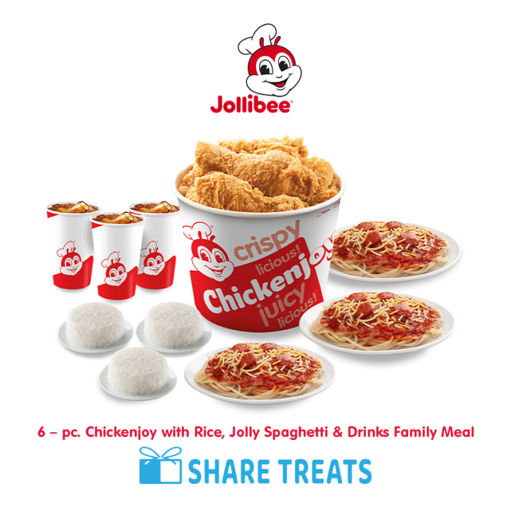 Jollibee 6-pc. Family Super Meal B (SMS eVoucher)