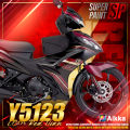 AIKKA Y5123 Red Titan | Yamaha LC135 Series 2K Paint Car Motor Titan Merah Cat Bancuh Motorbike DIY. 