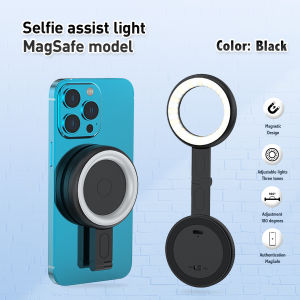 32 Leds Soft Light Portable Selfie Pocket Light For Magsafe Phone Flippable Magnetic Fill Lights For Iphone 15 14 13 12