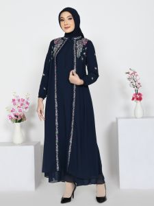 Abiyyuco TA9051V2 | Gamis Bahan Ceruti Babydool Premium Ceruty Babydoll Bordir Mewah Busui