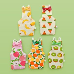 ELITEDEALSHUB Bowtie Parrot Diaper Colorful Fruit Breathable Parrot Flight Suit Washable Pet Bird Apron Daily Wear