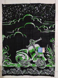 Sarung Batik Hitam Polos wanita / sarung santri wanita / sarung mbak santri hitam polos