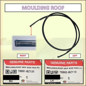 💫MALAYSIA READY STOCK💫PERODUA AXIA 2014-2022 ROOF MOULDING LINING RUBBER OUTER STRIP WINDOW GETAH LUAR BUMBUNG
