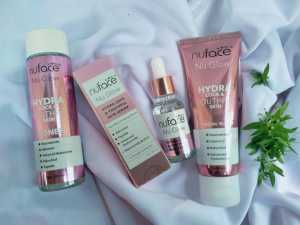 1 PAKET GLOWING NUFACE NU GLOW HYDRA LOCK & YOUTHFUL SKIN 3IN1 - mencerahkan dan menyamarkan garis garis di wajah