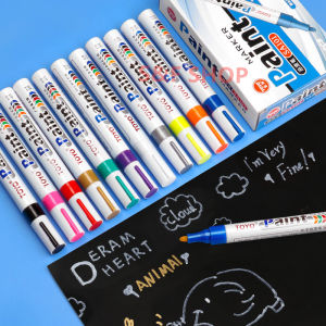 ปากกาเขียนยาง TOYO Paint ปากกาอเนกประสงค์ เขียนล้อรถยนต์/พลาสติกและอื่นๆ ปากการุ่นนี้เป็นหมึกน้ำมัน ลบไม่ออก ซักไม่ออก ของแท้