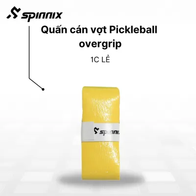Quấn cán vợt Spinnix overgrip PU túi 6 cái bám chắc thấm hút mồ hôi cho pickleball cầu lông tennis