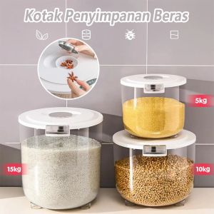 5/10/15KG Kotak Penyimpanan Beras Rice Box Storage Grain Storage Jar Rice Container