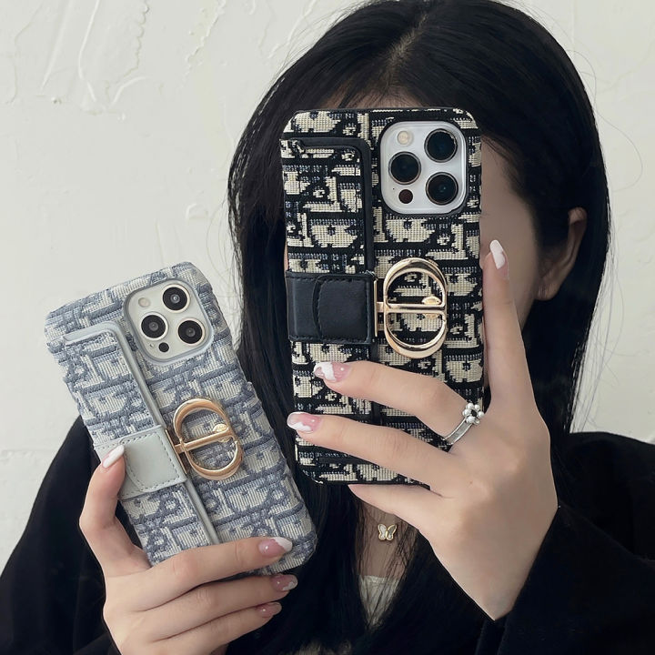 CrashStar Fashion Embroidery Phone Case With Card Slot For iPhone 15 14 13  12 11 Pro Max Plus XS XR X Plus SE 2020 Wallet Shockproof Phone