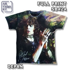 Kaos Distro Full Print STONES SB424 Pria Oblong Baju Atasan Lengan Pendek Dewasa