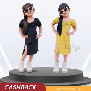 Dress Cringkle Airflow Fuji anak Perempuan estimasi anak 1-5thn dress Cringkle Airflow terbaru 2024.