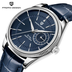 100% original PAGANI DESIGN 40mm men quartz watch Japan VH65 mens watch 200M watertight leather luxury for man watch PD-1689