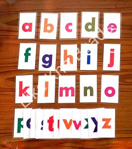 Laminated Flash cards Alphabet Letters  26 pcs. Laminated Flashcards | Educational Learning Material