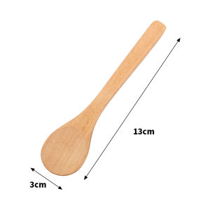 1/5/10PCS Mini Wooden Spoons Kitchen Spice Condiment Seasoning Salt Sugar Coffee Teaspoons Scoops Short Handle Wood Spoon Home Tableware