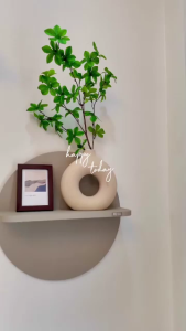 SB Design Square SB FURNITURE ชั้นแขวนทรงกลม ขนาด 43 ซม. รุ่น Lav (43.6x14.6x43.6 ซม)