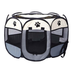 Winky Wink🎪คอกสัตว์เลี้ยง กรงสัตว์เลี้ยง พับได้ เต็นท์ คอกหมาพับได้ คอกแมว คอกแปดเหลียม ที่นอนหมาแมว พกพาสะดวก กรงแมวพับได้ 3size