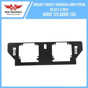 Breket Biled Bracket dudukan lampu projie biled 3 inch PNP Vario 125 Vario 150