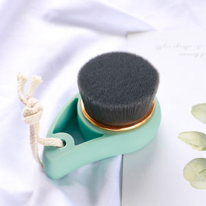 EXCES Gentle Natural Exfoliating Soft Fiber Bristles Deep Cleansing Face Care Tool Facial Cleansing Bamboo Wash Face Brush Face Cleansing Brush