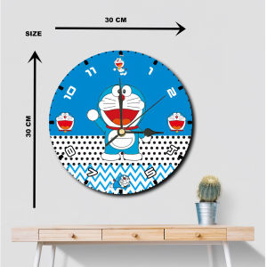 Jam Dinding Karakter Lucu - Doraemon Hiasan Dinding untuk Kamar Anak
