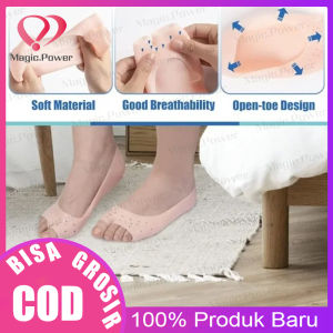 1 Satu Pasang Kaus Kaki Silicon Gel Insole Sepatu Wanita Alas Sepatu Anti Kaki Pecah Dan Kapalan