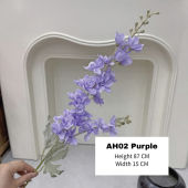 Delphinium Artificial Flower Fake Flower Bunga Hiasan Orkid Bunga Pelamin Deco Orchid Flower Bunga Hantaran Bunga Tangan