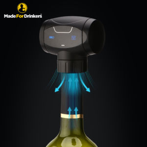 Electric Automatic Vacuum Wine Saver/Wine Stoppers/Wine Bottle Stopper Sealer/Best Gifts for Wine Lovers Wine Loving Friends/Keep the Wine Fresh for up to 7 Days Made for Drinkers