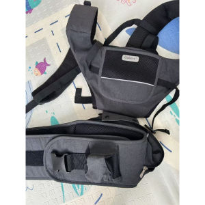 6-in-1 Upgrade Baby Carrier with Hip Seat - Newborn Ergonomic 14 Carrying Positions Waist Carriers Removable Back Panel Extended Belt for Large Waists