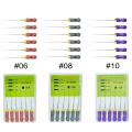 【Pre-order】 Tomenty C File Endodontic Endo Root Canal Unclogging Files 6 8 10 25mm Hand Use Stainless Steel Dentists. 