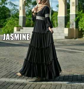 Abaya Muslim Turkey mix ceruty dan Furing Dubai Jasmine: Desain Elegan Untuk Muslimah