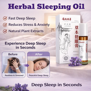 【Fall in love in three seconds】Herbal Sleeping Cream Sleep Aid Cream Roller Ball Application Calming Help Sleep