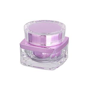 LIEYH Luxury Face Cream Pots Gold Purple 5-50g Lotion Vials Liquid Foundations Cans Cream Packaging Bottle Cosmetic Container